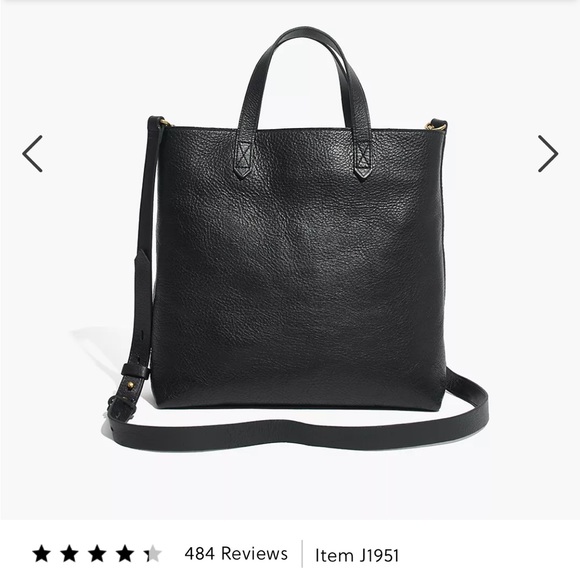 Madewell Zip Top Transport Tote True Black - Picture 15 of 16
